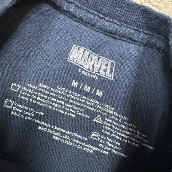 Marvel T-Shirt Men’s Blue Short Sleeve Size Medium - Picture 9 of 9